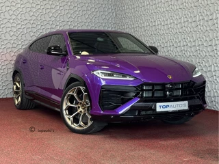 Hoofdafbeelding Lamborghini Urus Lamborghini Urus 4.0 V8 SE 800 PK ALLE OPTIES/CARBON /AD PERSONAM/ VIOLA MITHRAS/ PANO / MASSAGE phev .