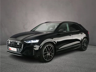 Audi Q8 55 TFSI e quattro Pro Line Plus | Trekhaak | ACC | Achteruitrijcamera | Tour | City | Memory | Ambient lighting |