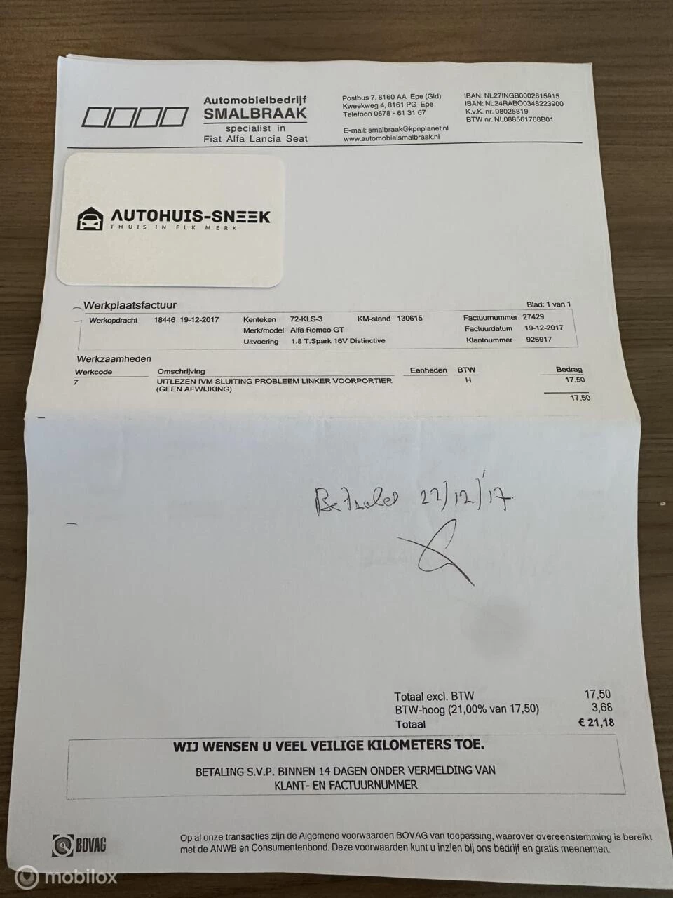 Hoofdafbeelding Alfa Romeo GT