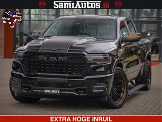 Dodge Ram 1500 Limited Night H.O 540HP 706Nm | Massage + Full Option | De Meest Luxe en Volle Pick-Up in zijn Klasse | Comfortabele Dubbele Cabine met Royale 5 Zitplaatsen | BPM vrij | Nu Leverbaar uit Voorraad | Voorraad Nr 2370 - 5411