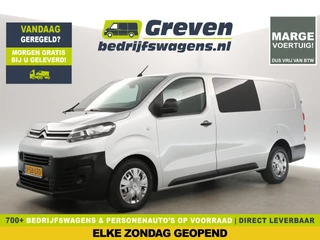 Citroën Jumpy 2.0 BlueHDI L3H1 Marge Dubbele Cabine Airco Camera Carplay 5 Pers Cruise Navigatie PDC Elektrpakket