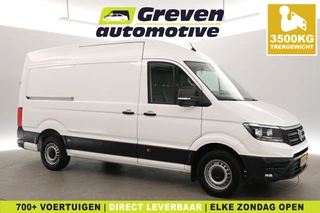 Volkswagen Crafter 2.0 TDI L3H3 177PK | 3500kg Trekgew. | Airco | Cruise | Camera | Carplay | 3 Zits | 2xSchuifdeur | Trekhaak