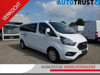 Ford Transit Custom 2.0TDCI 130PK, L2H1, Dubbel Cabine, Airco, 2 x Schuifdeur, Limited uitvoering