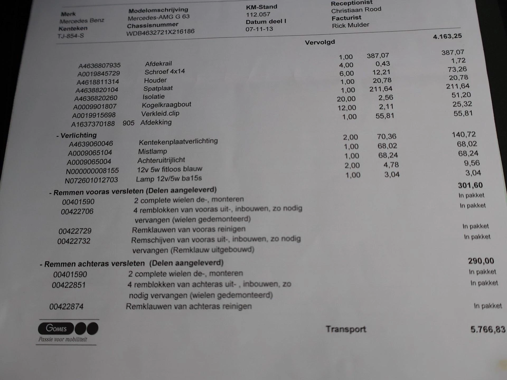 Hoofdafbeelding Mercedes-Benz G-Klasse