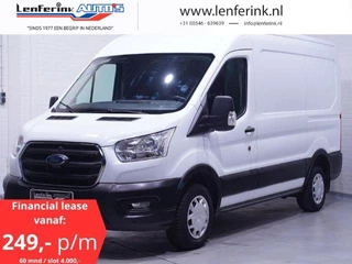 Ford Transit 2.0 TDCI 130 pk L2H2 Trend Navi, Trekhaak Cruise Control, PDC V+A, Apple Carplay, NAP, NL Auto, 3-Zits