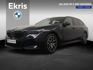 BMW 5-serie Touring 520i | M Sport Pro | Glazen Panoramadak | Trekhaak Elektrisch | Stoelventilatie | Stuur- en Stoelverwarming voor en achter | Harman Kardon | Camera | Comfort Access |