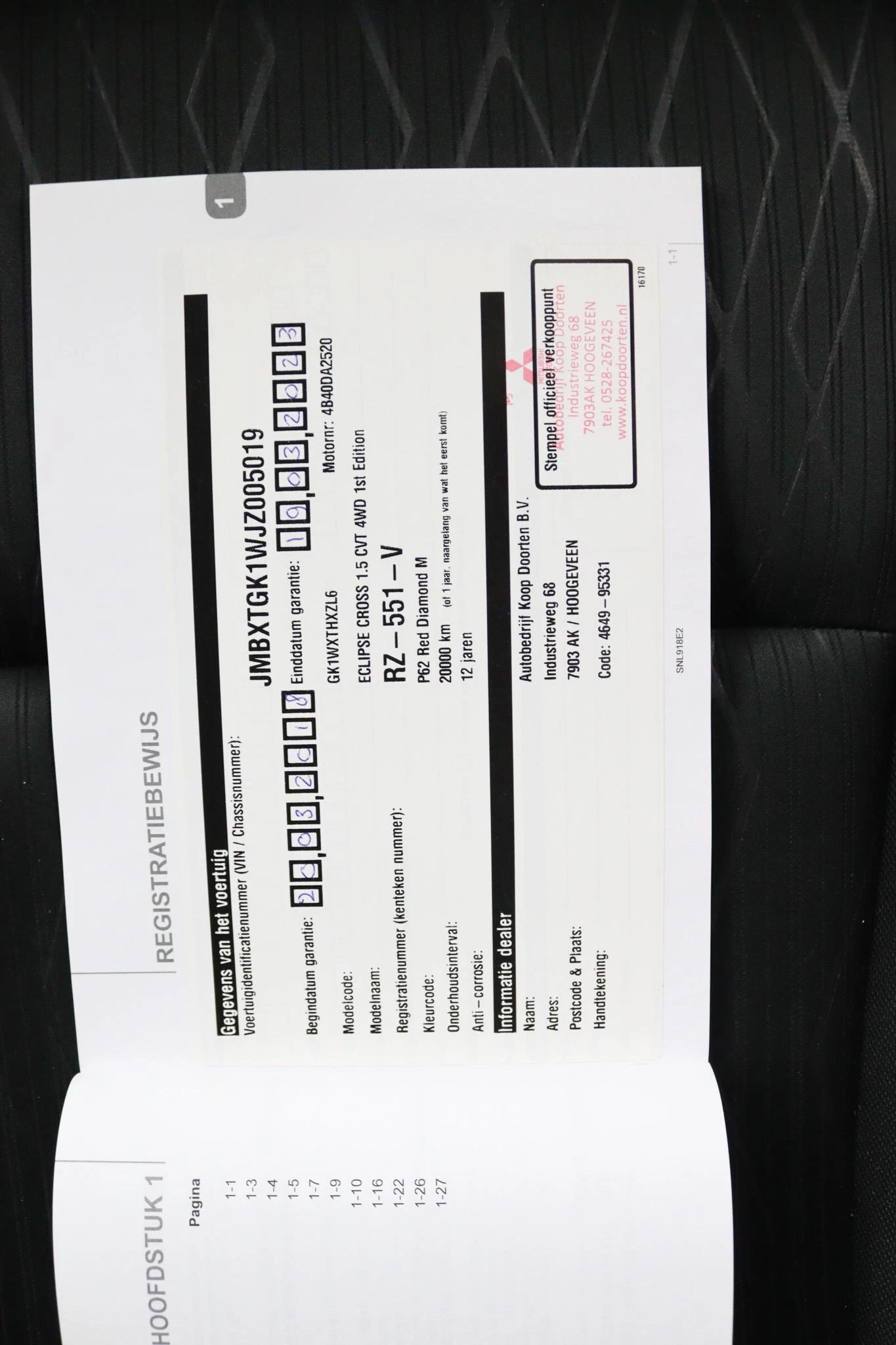 Hoofdafbeelding Mitsubishi Eclipse Cross