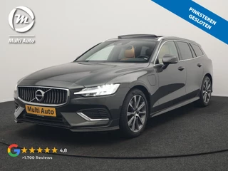 Volvo V60 T8 Twin Engine AWD Inscription PHEV 390pk | Panodak | Lederen Sportstoelen & Stuur Verwarmd | Apple Carplay | Navigatie | Cruise Control | Virtual | Achterbank Verwarmd | 18"L.M | Plug In Hybrid |