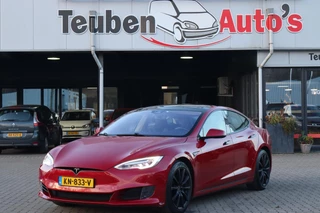 Tesla Model S 75 Base 85,3% SOH, Lederen interieur, Camera, Navigatie, Panoramadak, Schuif- kanteldak