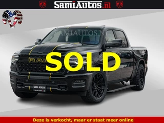 Dodge Ram 1500 Limited Night H.O 540HP 706Nm | Massage + Full Option | De Meest Luxe en Volle Pick-Up in zijn Klasse | Comfortabele Dubbele Cabine met Royale 5 Zitplaatsen | BPM vrij | Nu Leverbaar uit Voorraad | Voorraad Nr 2295 - 8559