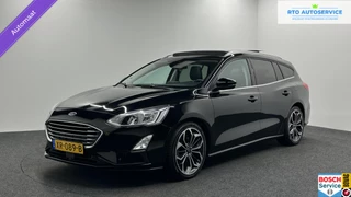 Hoofdafbeelding Ford Focus Ford Focus Wagon 1.0 EcoBoost Titanium Business PANO LEER CRUISE NAVI CARPLAY ECC.
