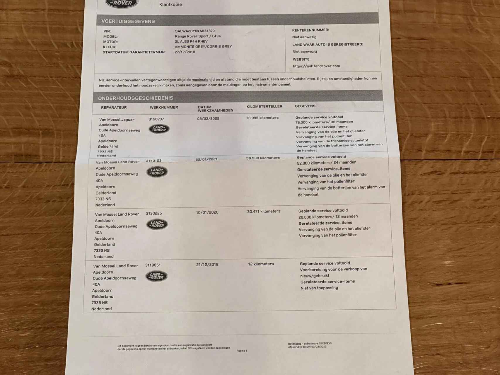 Hoofdafbeelding Land Rover Range Rover Sport