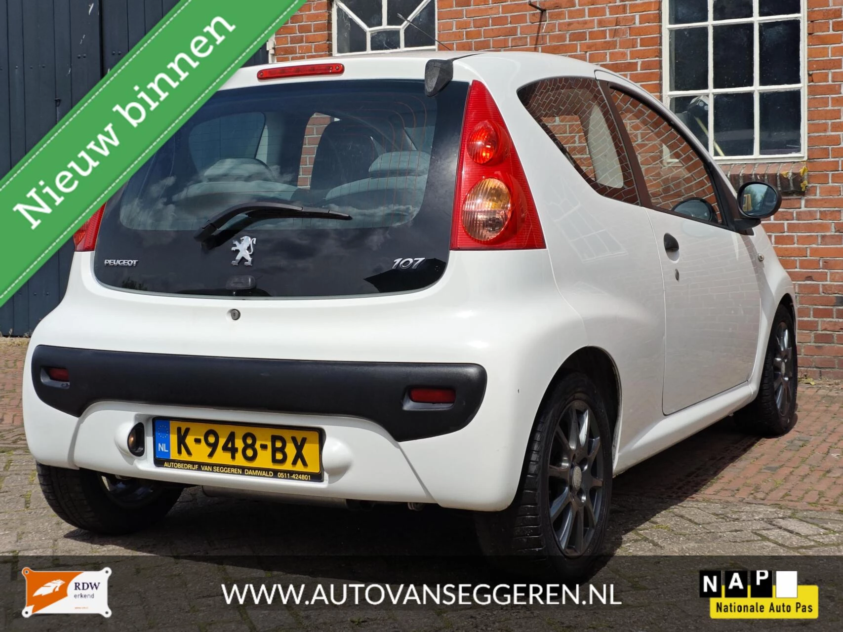 Hoofdafbeelding Peugeot 107