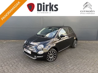 Fiat 500 70pk Hybrid Dolcevita (Automatische Airco - Navigatie - 16" velgen - Panoramadak - Apple Carplay - Parkeersensoren - Leder/stof))