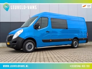 Opel Movano 2.3 BiTurbo L3H3 163PK DUBBELCABINE CLIMATE CARPLAY CAMERA 1E EIGENAAR