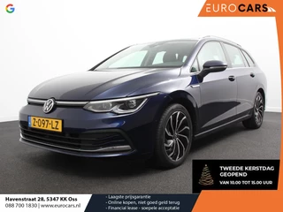 Volkswagen Golf Variant 1.5 eTSI 150pk DSG Style | Navigatie | Apple Carplay/Android Auto | Climate Control | Camera | Parkeersensoren | Park Assist | Adaptive Cruise control | Wegklapbare trekhaak | Stoel- en stuurverwarming | Climatronic | Virtual Cockpit