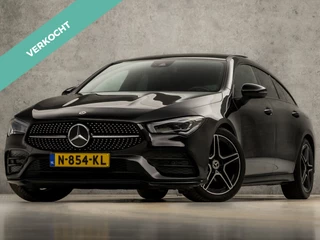 Mercedes-Benz CLA Shooting Brake 180 AMG Sport Automaat (SCHUIFDAK, MEMORY STOELEN, SFEERVERLICHTING, BURMESTER AUDIO, APPLE CARPLAY, LEDER/ALCANTARA, CAMERA, WIDESCREEN, GETINT GLAS, NIEUWE APK, NIEUWSTAAT)