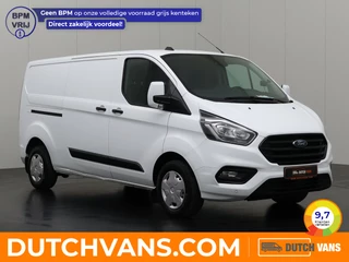 Ford Transit Custom 2.0TDCi 130PK Lang | Euro 6 | Achterdeuren | 3-Zits | Airco | Cruise