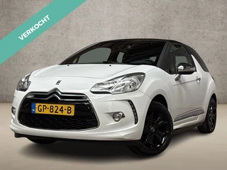 Citroën DS3 1.6 So Chic (NAVIGATIE, LEDER, STOELVERWARMING, CLIMATE, CRUISE, SPORTSTOELEN, LM VELGEN, ZWART HEMEL, NIEUWSTAAT)
