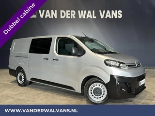 Citroën Jumpy 2.0 BlueHDI **MARGE, GEEN BTW** 123pk L3H1 Dubbel cabine Euro6 Airco | Navigatie Cruisecontrol, Apple Carplay, Android Auto, Trekhaak, Parkeersensoren, 5-Zits