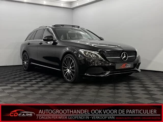 Mercedes-Benz C-Klasse Estate 180 Sport Edition Premium Plus Pano, Half leder, Parkeersensoren, Cruise control, Burmester, Stoelverwarming