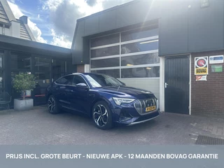 Hoofdafbeelding Audi e-tron Audi e-tron Sportback 55 quattro S-Line 95 kWh ACC/LUCHTV/VIRTUEEL *ALL-IN PRIJS*