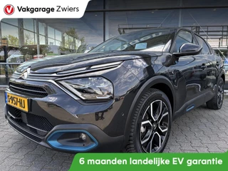 Hoofdafbeelding Citroën ë-C4 Citroen Ë-C4 Feel 50 kWh SOH 94% Trekhaak Camera Half Leer Climate Controle Navi Stuurwielverwarming