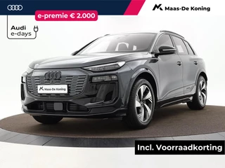 Audi Q6 e-tron S edition (B1) e-tron perf 225kW/306pk 100Kwh Hat Audi Q6 e-tron S edition performance 100 kWh · Luchtvering · Adaptive cruise control · Camera's rondom