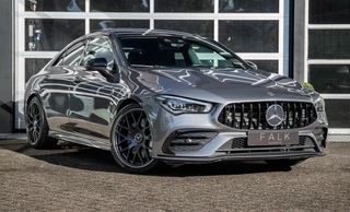 Hoofdafbeelding Mercedes-Benz CLA Mercedes-Benz CLA CLA 35 AMG 4MATIC Premium Plus Pano Aero Sfeer Burm Pops+Bangs