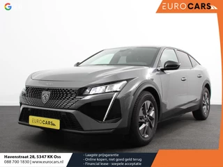 Hoofdafbeelding Peugeot 408 Peugeot 408 1.2 Allure Hybrid 145pk e Automaat Climate Control Navigatie Apple Carplay / Android auto PDC VA + Camera Adaptive Cruise Control 19" LM Velgen Full LED