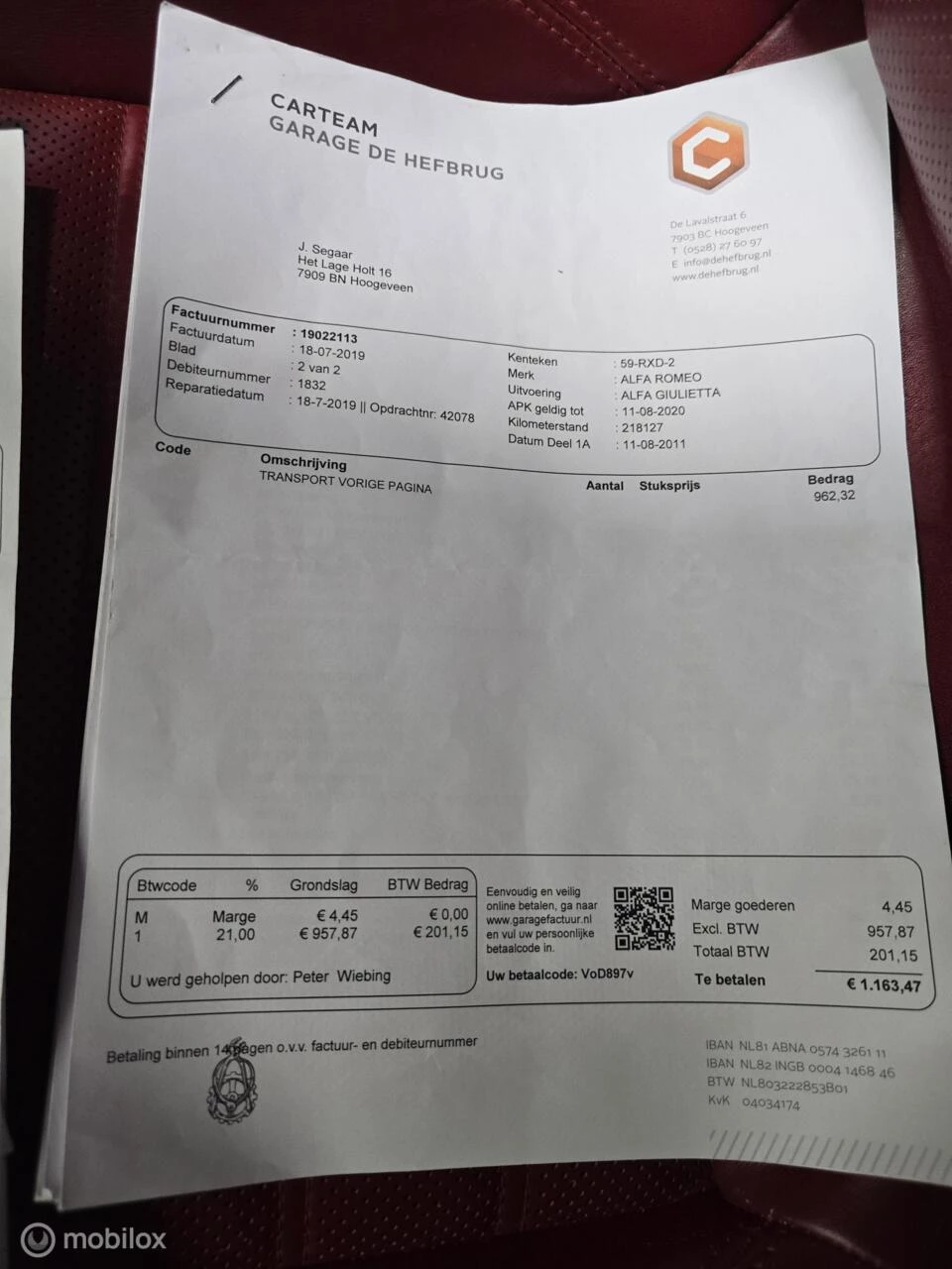 Hoofdafbeelding Alfa Romeo Giulietta