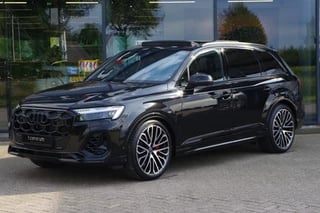 Audi Q7 60 TFSI e 490 PK Quattro *FACELIFT* Competition S-Line Pro Line PHEV, Nw. Prijs 150.000,- euro. RS-Sportstoelen, Panoramadak, Trekhaak, 4-Wielsturing, Massage