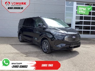 Ford E-Transit Custom 218 pk 330 km WLTP L2 Limited 2x Elek.Schuif/ 2.3t Trekverm./ Snellader/ B&O/ Adapt.Cruise/ Standkachel/ Carplay/ 360 Camera/ Trekhaak