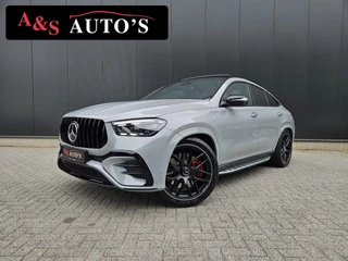 Mercedes-Benz GLE-klasse Coupé 400 e 4MATIC AMG Airmatic Luchtvering Distronic Memory Panodak 360 Burmester Massage Hud Sfeerver