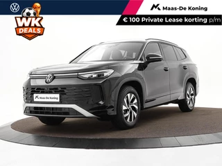 Volkswagen Tayron Life Edition 1.5 eHybrid 204 PK 6 versn. DSG · Draadloze telefoonlader · Rondomzichtcamera · Design Pakket Dark · Trekhaak inklapbaar, met elektrische ontgrendeling, incl. aanhangermanoeuvreerhulp Trailer Assist · · Voorraad OUTLET · Prijs is inclusief inruilpremie ·