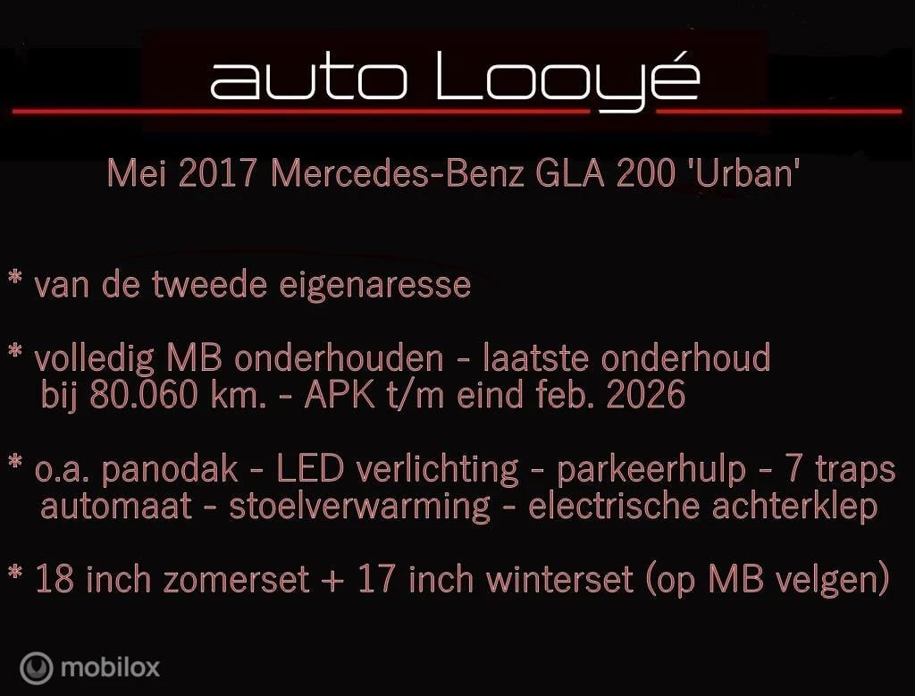 Hoofdafbeelding Mercedes-Benz GLA