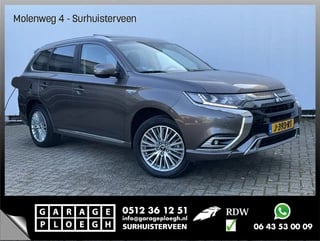 Hoofdafbeelding Mitsubishi Outlander Mitsubishi Outlander 2.4 PHEV Pure+ Opendak Trekhaak Navi/Cam Stoelverw. Plug-in!