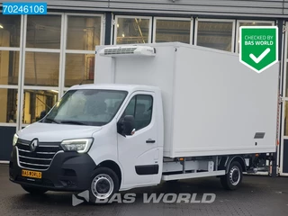 Renault Master 165PK Laadklep Zijdeur Koelwagen Thermo King V-200 MAX 230V stekker -15 Koeler Vries Kühlwagen Kühlkoffer 17m3 Airco Cruise control