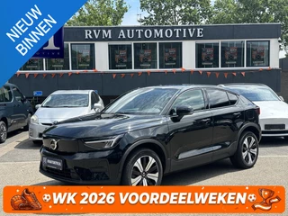 Volvo C40 Recharge Core 69 kWh SOH 91% | CLIMATE PACK | 3 FASE | ACHTERUIT RIJ CAMERA | ELEK. ACHTERKLEP | CRUISE CONTROL | PANO | 12 MND BOVAG GARANTIE | KEYLESS | DODE HOEK |