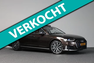 Hoofdafbeelding Audi S8 Audi S8 4.0 TFSI Quattro 571+PK BTW/ACHTERASBEST/KERAMISCH/B&O/SOFT/PANO/LEDER+MASSAGE/21" LMV/360 CAM/ACC/ECC/12 MND GARANTIE!