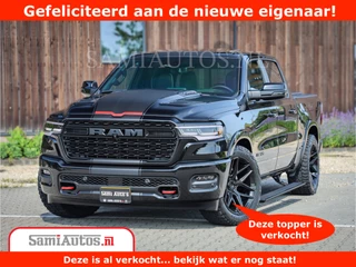 Dodge Ram 1500 Limited Night High Output 540HP 706Nm | Massage + Full Option | De Meest Luxe en Volle Pick-Up in zijn Klasse | Comfortabele Dubbele Cabine met Royale 5 Zitplaatsen | BPM vrij | Nu Leverbaar uit Voorraad | Voorraad Nr 2325 - 5148