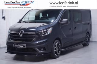 Renault Trafic 2.0 Blue dCi 170 pk Dubbel Cabine Edition Navi, 2x Schuifdeur, 18" LMV, Spoiler V+A, Treeplanken, 5-Zits