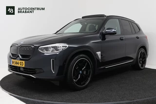 BMW IX3 High Executive 80 kWh M-pakket (1e eigenaar, NL-auto, Dealer OnderH, Trekhaak, Panoramadak, Camera, Leder, StoelV, Etc)