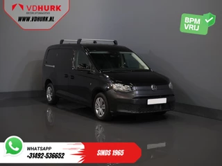 Volkswagen Caddy Cargo Maxi 2.0 TDI 125 pk DSG Aut. Standkachel/ Stoelverw./ Carplay/ Airco/ Dakdragers/ Cruise/ PDC/ Trekhaak