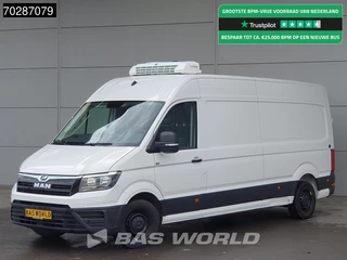 Volkswagen Crafter 140pk Koelwagen Automaat Thermo King V-200 MAX L4H3 Airco Camera Parkeersensoren L3H2 Euro6 Koel Koeler Kühl Kühler Kühlwagen 12m3 Airco