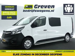 Renault Trafic 1.6 dCi T29 L2H1 Airco Cruise Navigatie Parkeersensoren 3 Persoons Elektrpakket Trekhaak