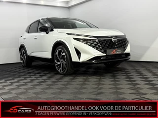 Nissan QASHQAI 1.3 MHEV Xtronic Tekna Plus Panoramadak, 360 Camera, 20 inch velgen, Bose geluidsysteem, Memory stoelen, Head-up display, Navi, Keyless start, Elektrische achterklep, 3 jaar garantie