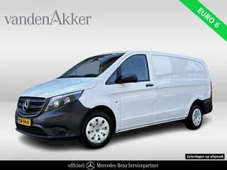 Mercedes-Benz Vito 110 CDI L2 Lang // Trekhaak // € 384,- p/mnd // Airco // 12 mnd Garantie // Bank // Radio // CV // Betimmering // Wieldoppen
