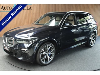 BMW X5 xDrive45e M-sport HUD 360° ACC Matrix Leer Navi PDC Memory seats Elektr. bedienbaar achterklep Elektr. uitklapbare trekhaak Sportstoelen Luchtvering Stoelverwarming 21'' LM velgen BTW auto