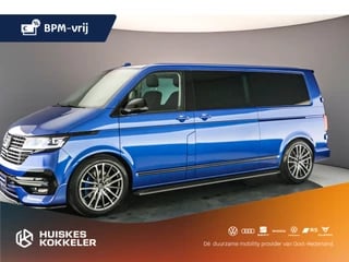 Volkswagen Caravelle Dubbele cabine T6.1 2.0 TDI 204PK DSG 4Motion Highline L2H1 * RIJKLAAR *  Rijklaar Prijs | Digital Cockpit | Led koplampen | Voorverwarmer + afstandbediening | Elektrische schuifdeuren